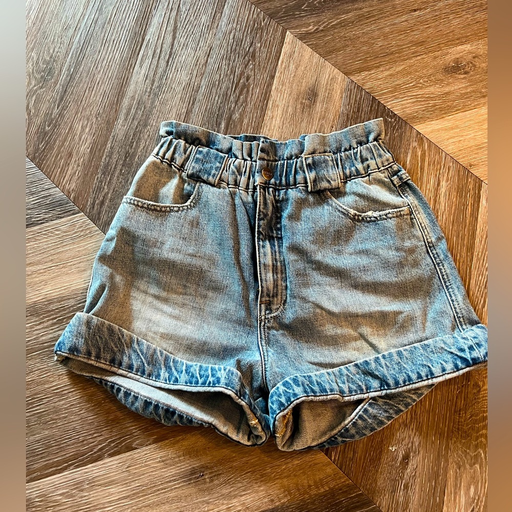 Pistola Paper Bag Waist Shorts